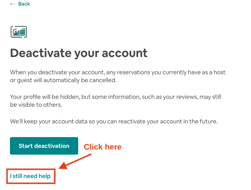 How to delete Airbnb account