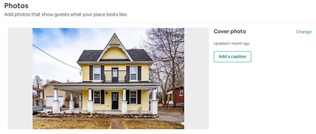 choose best cover photo Optimize Airbnb Listing